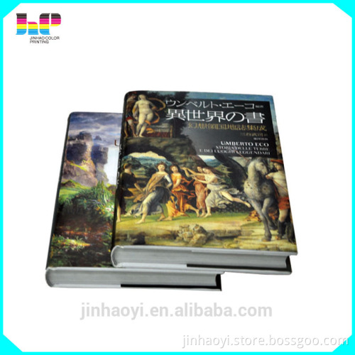 Cheap wholesale offset printing debossed fake leather hardcover book printer
